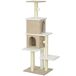 Árbol para Gato Aglomerado de Madera, Borreguito PawHut Árbol para Gato Aglomerado de Madera, Borreguito PawHut Marrón