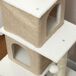 Árbol para Gato Aglomerado de Madera, Borreguito PawHut Árbol para Gato Aglomerado de Madera, Borreguito PawHut Marrón