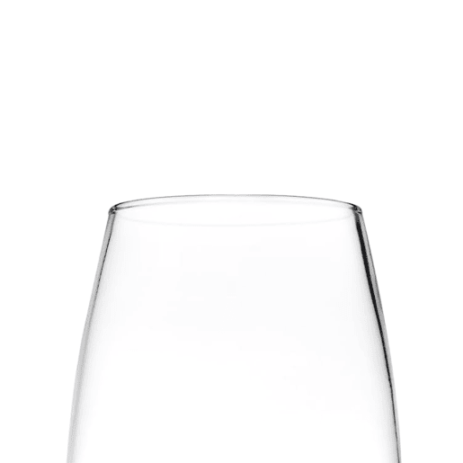 WELL HOME - Vaso curvo de vidro transparente Ø11x26cm - acessório de decoração para casa