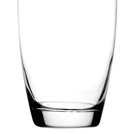WELL HOME - Vaso curvo de vidro transparente Ø11x26cm - acessório de decoração para casa
