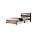 Cama individual de metal Cama individual de metal Natural