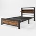 Cama individual de metal Cama individual de metal Natural