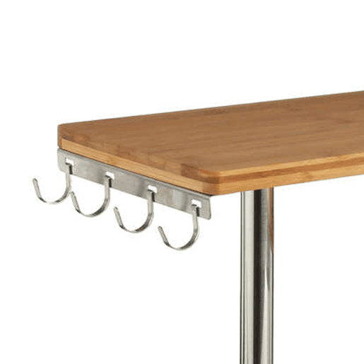 WELL HOME - Prateleira de canto em bambu para cozinha, compacta e elegante 45x43x38,5cm