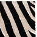 Felpudo de coco estampado zebra impreso Felpudo de coco estampado zebra impreso Blanco