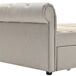 Cama individual de lino con 2 cajones Cama individual de lino con 2 cajones Natural