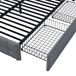 Cama de matrimonio de lino con 4 cajónes 151x210 Cama de matrimonio de lino con 4 cajónes 151x210 Gris