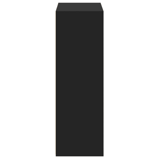 vidaXL Armário alto 70x41x124 cm derivados de madeira preto