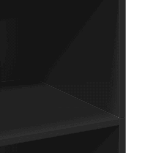 vidaXL Armário alto 70x41x124 cm derivados de madeira preto