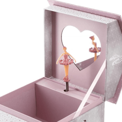 WELL HOME - Guarda-joias musical com caixa organizadora bailarina 14,3x14,2x16cm