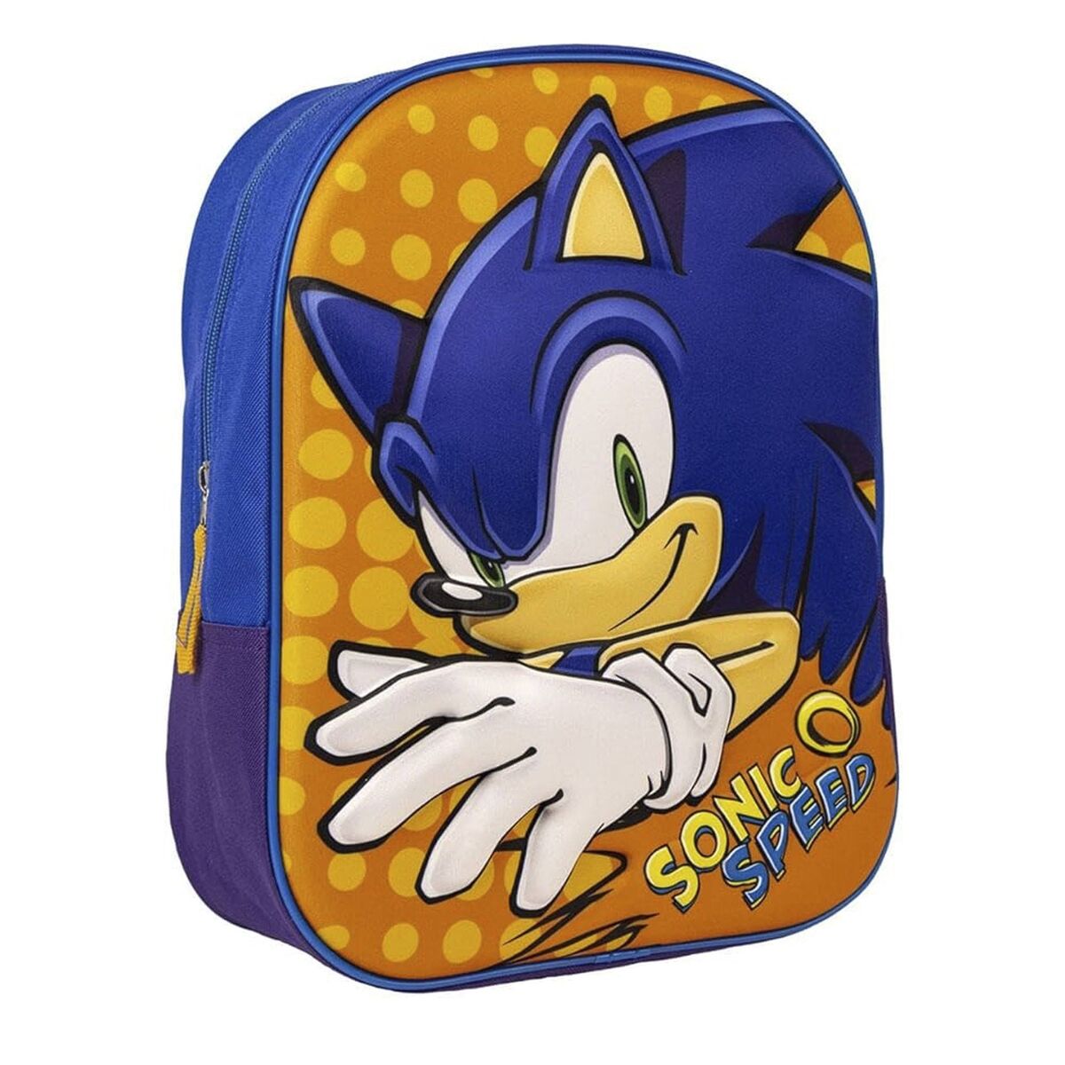 Mochila infantil 3d sonic