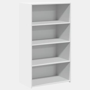 vidaXL Armário alto 70x41x124 cm derivados de madeira branco