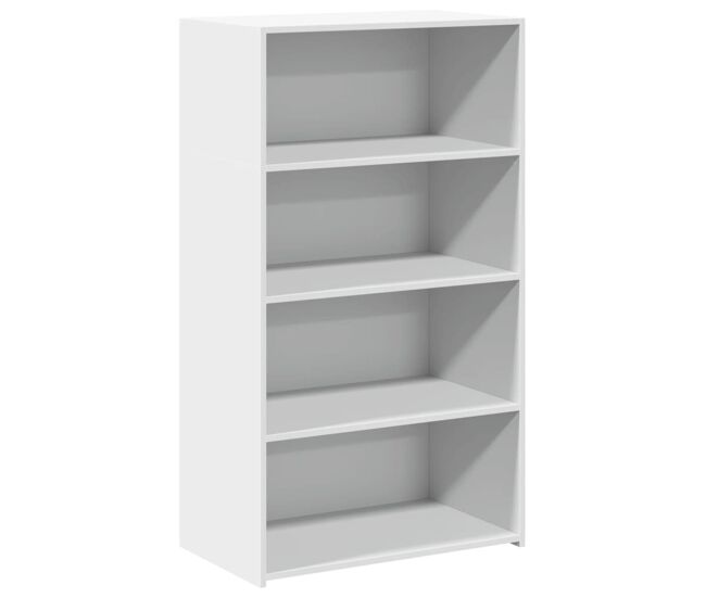 Vidaxl aparador alto madera de ingeniería blanco 70x41x124 cm