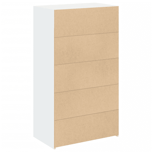 vidaXL Armário alto 70x41x124 cm derivados de madeira branco