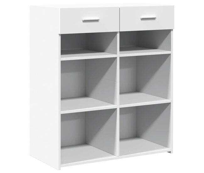 Vidaxl aparador madera de ingeniería blanco 80x42,5x93 cm