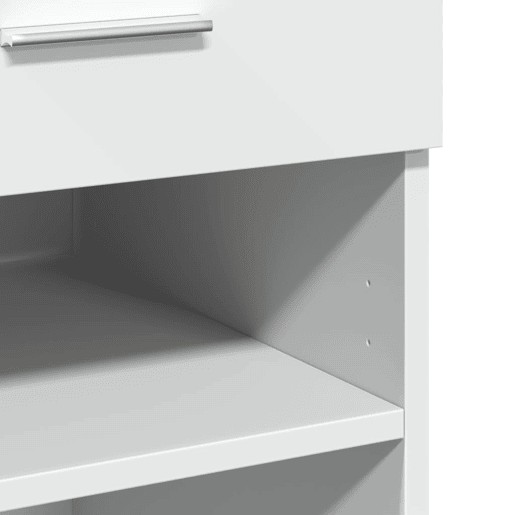 vidaXL Aparador 80x42,5x93 cm derivados de madeira branco