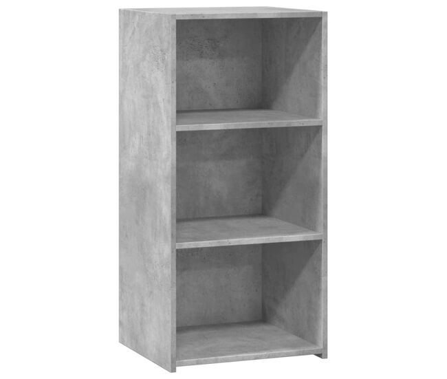 Vidaxl aparador de madera de ingeniería gris hormigón 45x41x93 cm