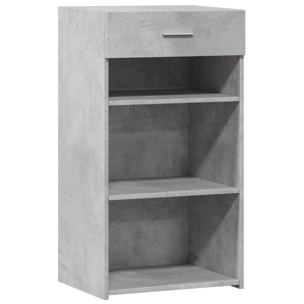 Vidaxl aparador de madera de ingeniería gris hormigón 50x42,5x93 cm