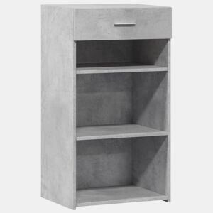 vidaXL Aparador 50x42,5x93 cm derivados de madeira cinzento cimento