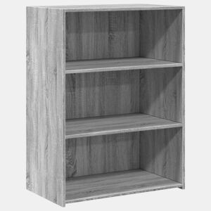vidaXL Aparador 70x41x93 cm derivados de madeira cinzento sonoma