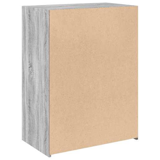 vidaXL Aparador 70x41x93 cm derivados de madeira cinzento sonoma