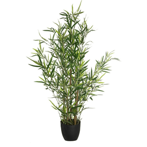 WELL HOME - Planta de Bambu Artificial Alt.90cm com vaso ideal para decoração