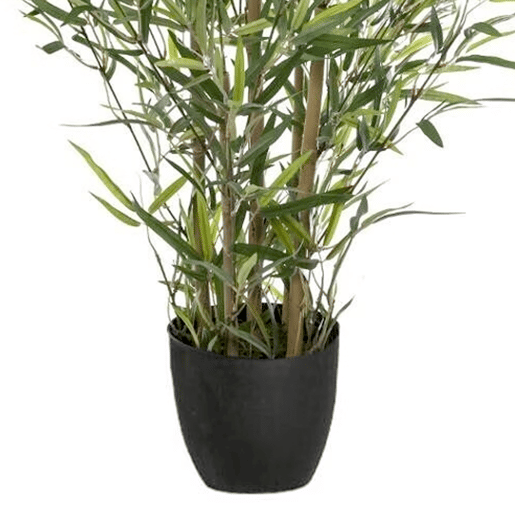 WELL HOME - Planta de Bambu Artificial Alt.90cm com vaso ideal para decoração