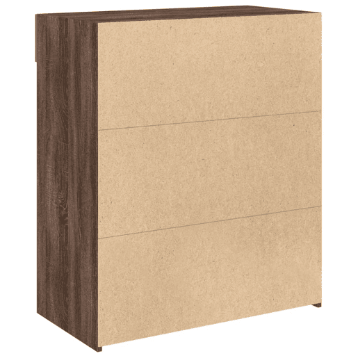 vidaXL Aparador 80x42,5x93 cm derivados de madeira carvalho castanho