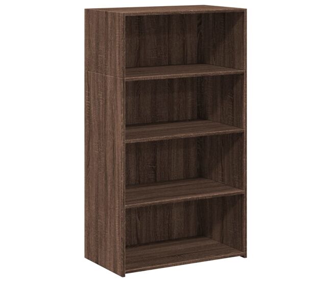 Vidaxl aparador alto madera de ingeniería marrón roble 70x41x124 cm