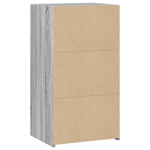 vidaXL Aparador 50x41x93 cm derivados de madeira cinzento sonoma