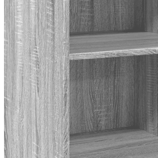 vidaXL Aparador 50x41x93 cm derivados de madeira cinzento sonoma