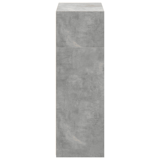 vidaXL Armário alto 70x41x124 cm derivados de madeira cinza cimento