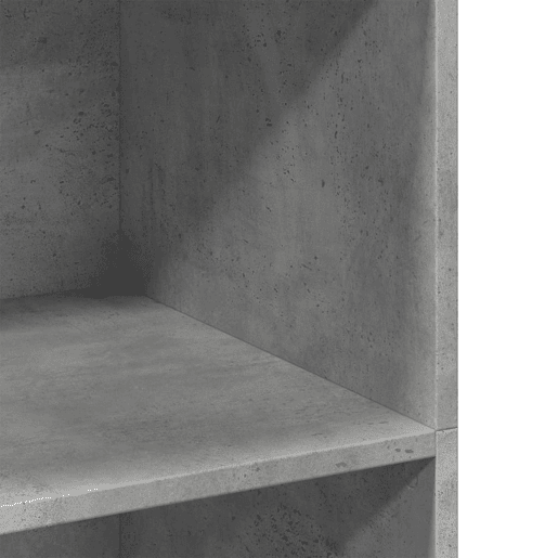 vidaXL Armário alto 70x41x124 cm derivados de madeira cinza cimento