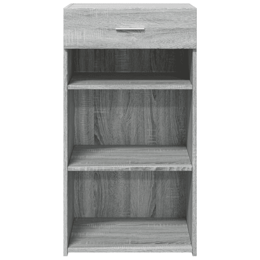 vidaXL Aparador 50x42,5x93 cm derivados de madeira cinzento sonoma