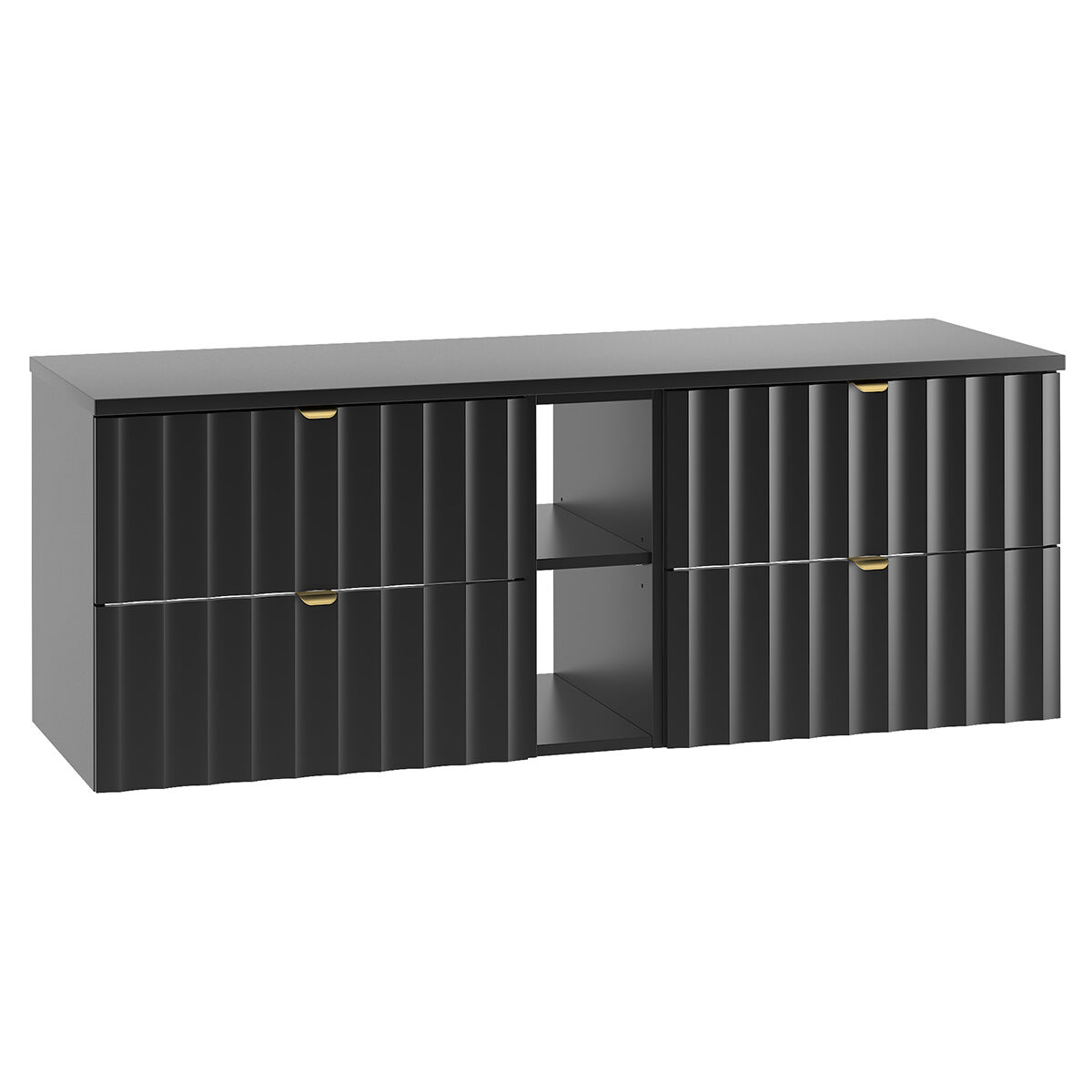 Mueble bajo lavabo 2 compartimientos encimera Lexa 140