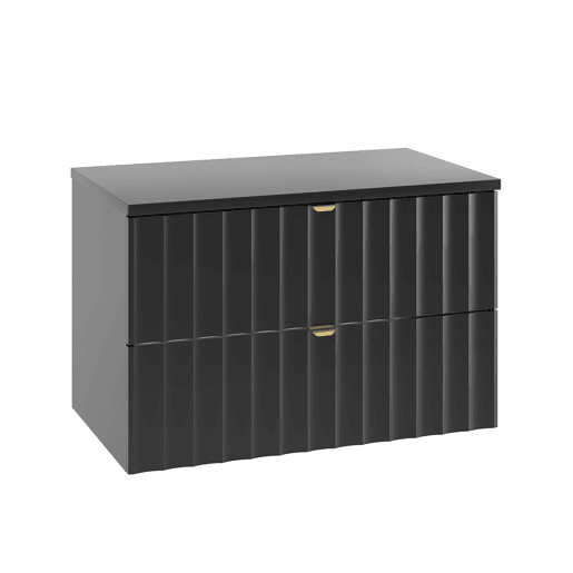 Móvel de toucador 80 cm Lexa Preto