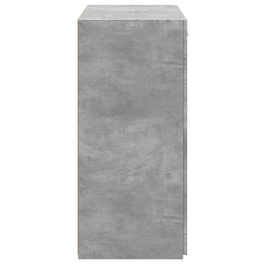 vidaXL Aparador 80x42,5x93 cm derivados de madeira cinzento cimento