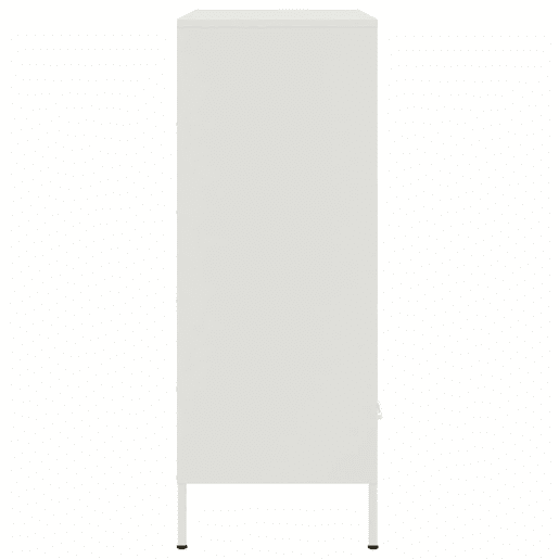 vidaXL Móvel alto 68x39x101,5 cm aço branco vidaXL Móvel alto 68x39x101,5 cm aço branco