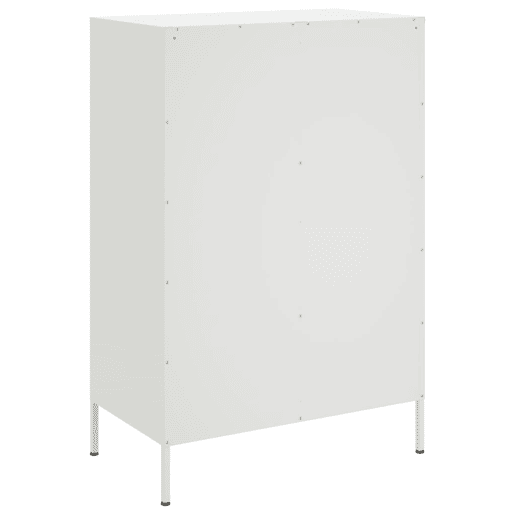 vidaXL Móvel alto 68x39x101,5 cm aço branco vidaXL Móvel alto 68x39x101,5 cm aço branco
