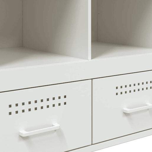 vidaXL Móvel alto 68x39x101,5 cm aço branco vidaXL Móvel alto 68x39x101,5 cm aço branco