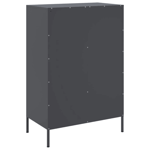 vidaXL Móvel alto 68x39x101,5 cm aço antracite