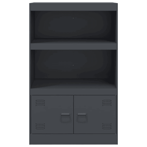 vidaXL Aparador 67x39x107 cm aço antracite