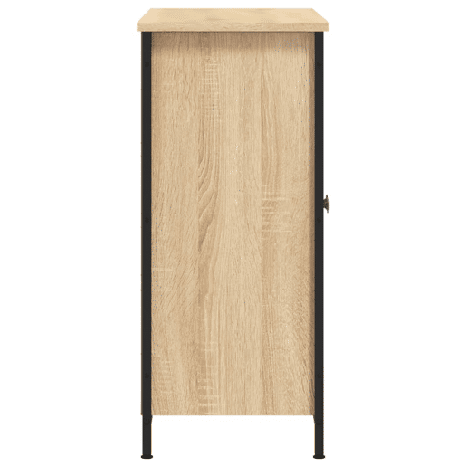 vidaXL Aparador 100x33x75 cm derivados de madeira carvalho sonoma