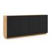 Bufé 4 puertas Aurus Bufé 4 puertas Aurus Negro/ Madera