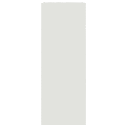 vidaXL Aparador 67x39x107 cm aço branco