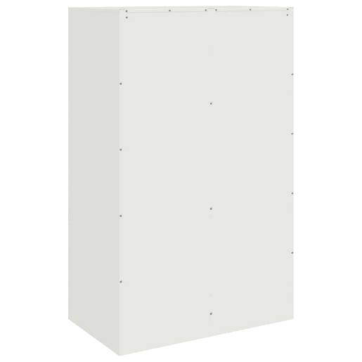 vidaXL Aparador 67x39x107 cm aço branco