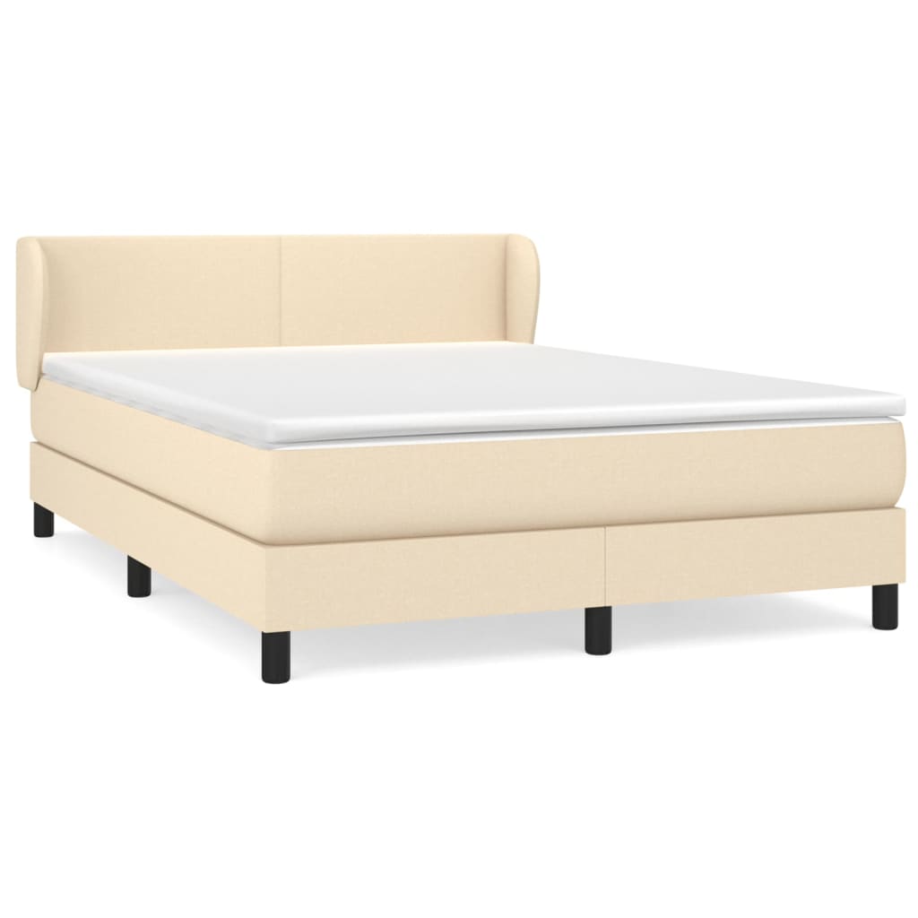 Cama box spring 140x190 Crema