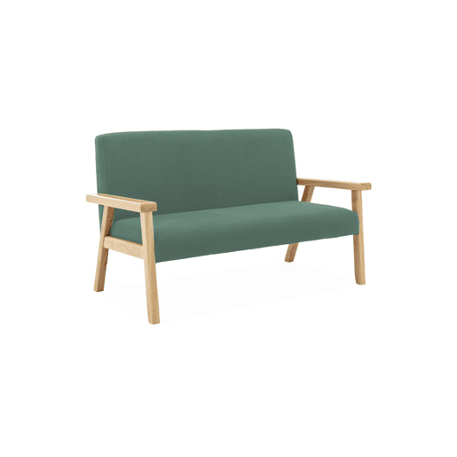 Banco para crianças, veludo cotelê e madeira hevea de 2 lugares, Isak kids, Caqui, 84x43.5x50 cm Banco para crianças, veludo cotelê e madeira hevea de 2 lugares, Isak kids, Caqui, 84x43.5x50 cm