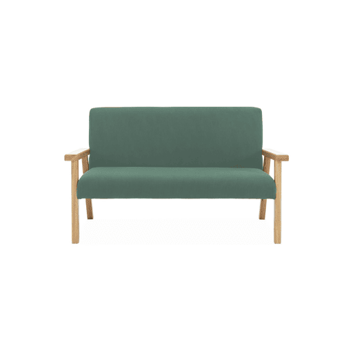 Banco para crianças, veludo cotelê e madeira hevea de 2 lugares, Isak kids, Caqui, 84x43.5x50 cm Banco para crianças, veludo cotelê e madeira hevea de 2 lugares, Isak kids, Caqui, 84x43.5x50 cm