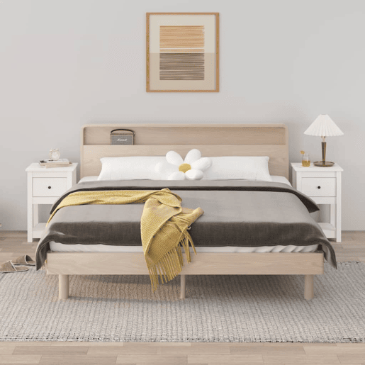 vidaXL Mesas de cabeceira 2 pcs 40x35x61,5 cm pinho maciço branco