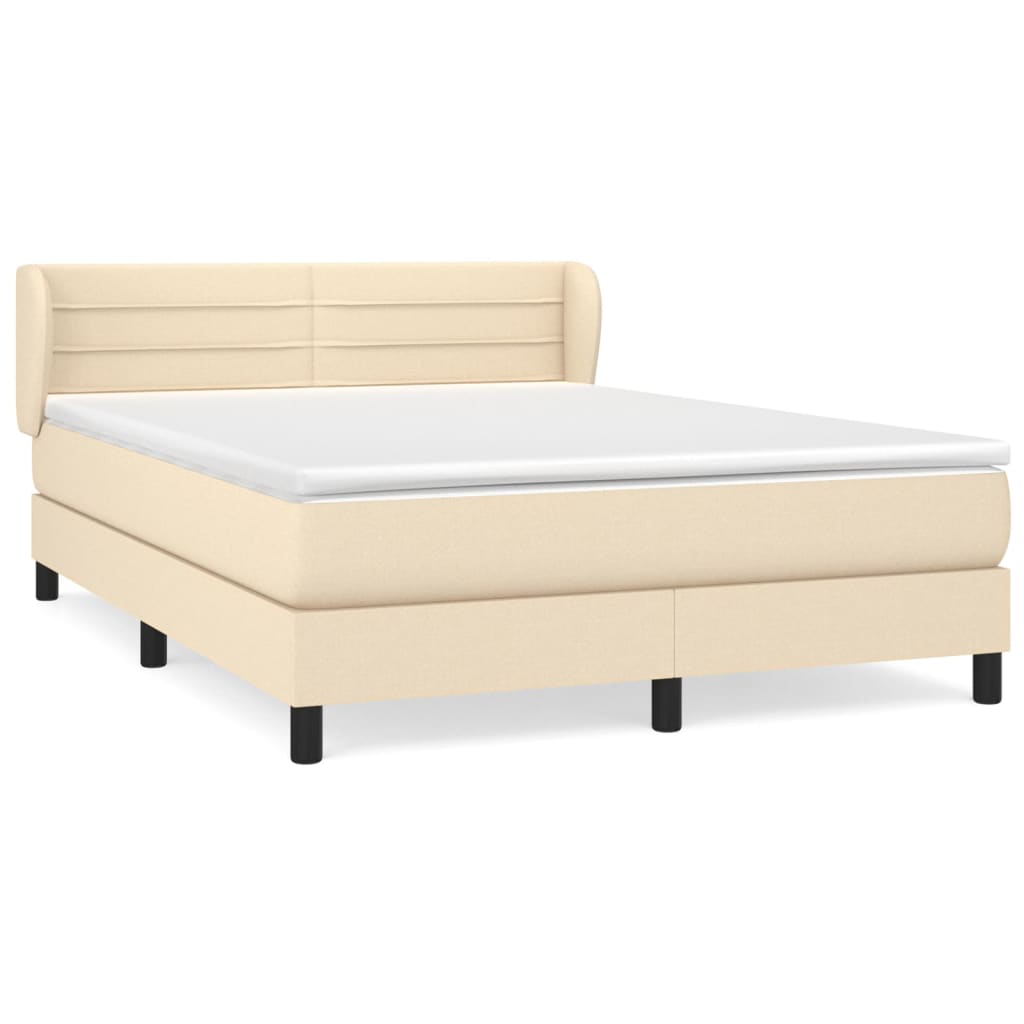 Cama box spring 140x200 Crema